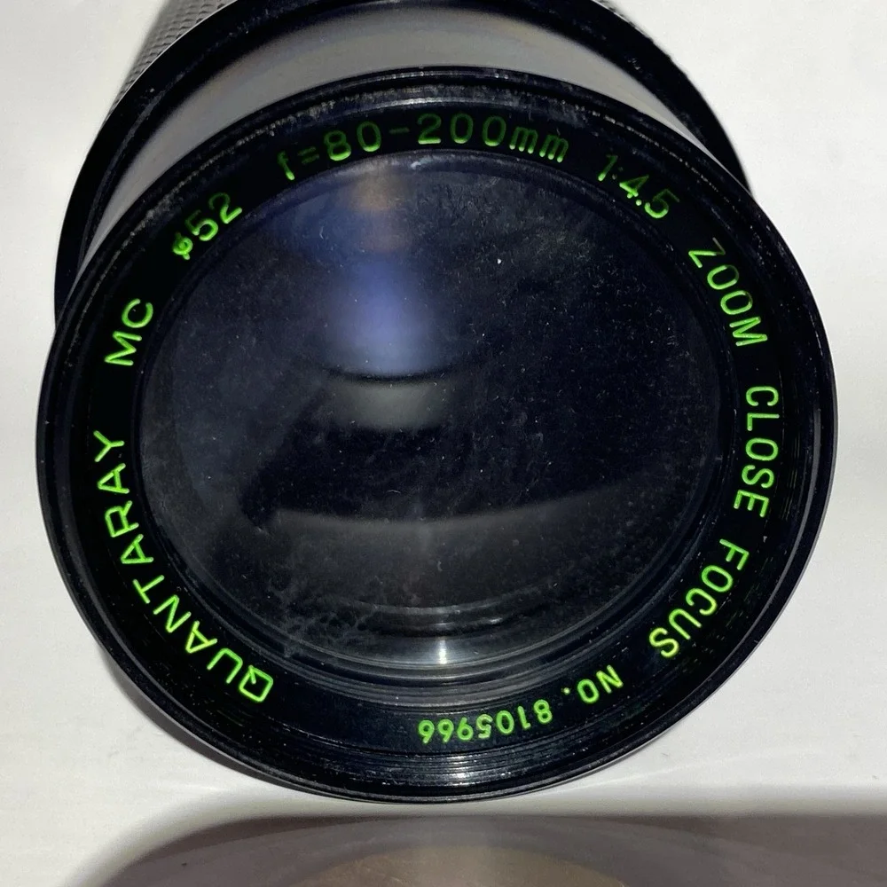 Quantaray 80-200mm Camera Lens Close Focus 8105966